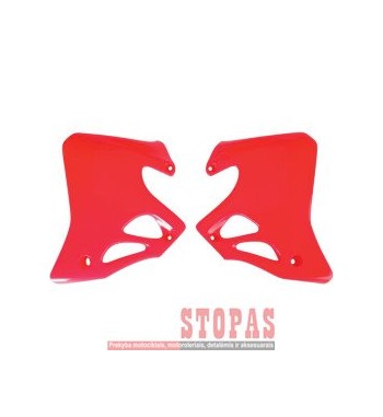 UFO RADIATOR COVERS HONDA CR125/250 CR-RED