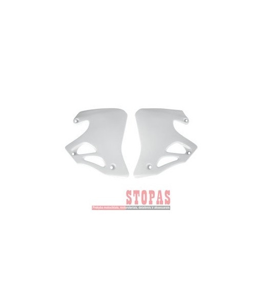 UFO RADIATOR COVERS HONDA CR125/250 WHITE