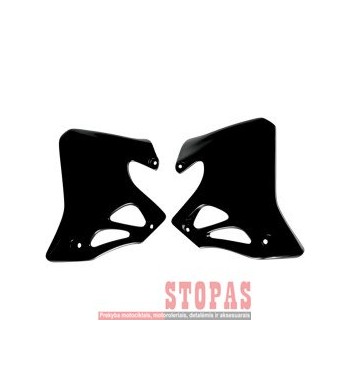 UFO RADIATOR COVERS HONDA CR125/250 BLACK
