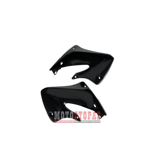UFO RADIATOR COVERS HONDA CR125/250 BLACK