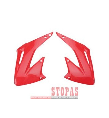 UFO RADIATOR COVERS HONDA CR125/250 CRF-RED