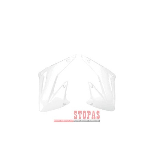 UFO RADIATOR COVERS HONDA CR125/250 WHITE