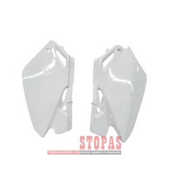 UFO SIDE PANELS HONDA CR85 WHITE
