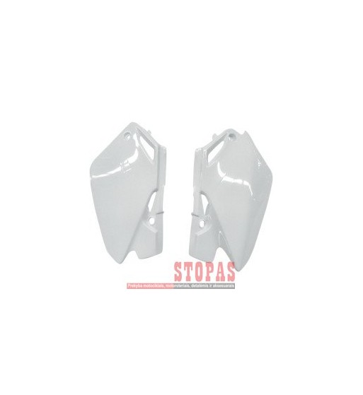 UFO SIDE PANELS HONDA CR85 WHITE
