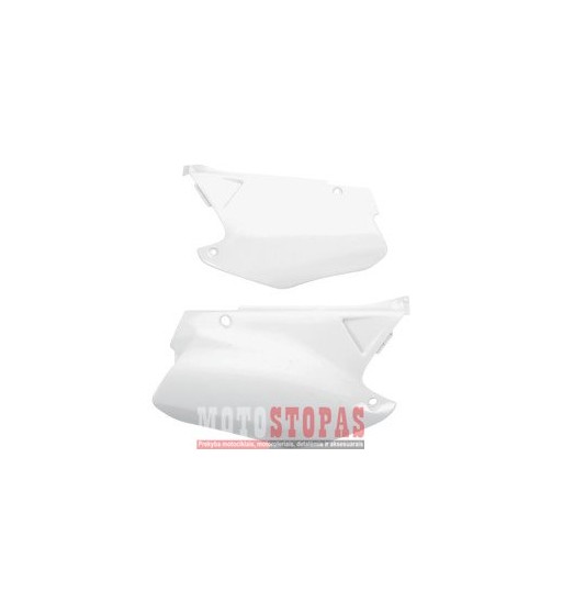 UFO SIDE PANELS HONDA CR125/250 WHITE