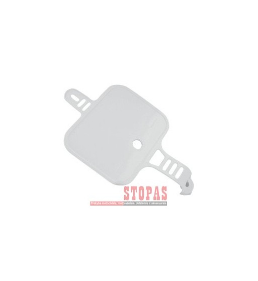 UFO FRONT NUMBER PLATE HONDA CRF50 WHITE