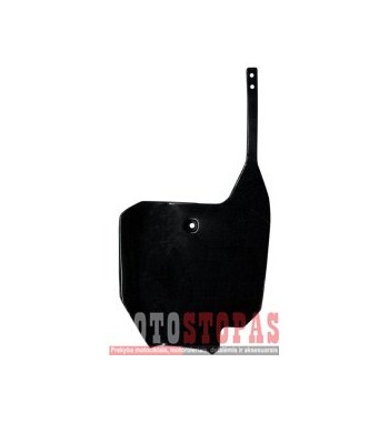 UFO FRONT NUMBER PLATE HONDA CR80/85 BLACK