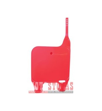 UFO FRONT NUMBER PLATE HONDA CR125/250/500 CR-RED