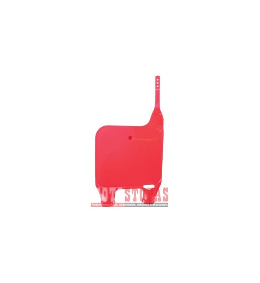 UFO FRONT NUMBER PLATE HONDA CR125/250/500 CR-RED