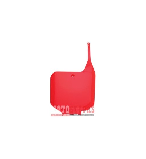 UFO FRONT NUMBER PLATE HONDA CR125/250/500 CR-RED