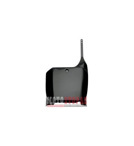 UFO FRONT NUMBER PLATE HONDA CR125/250/CRF450 BLACK