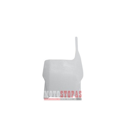 UFO FRONT NUMBER PLATE HONDA CR125/250 & CRF250/450 WHITE