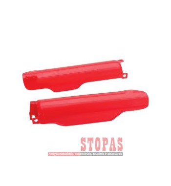 UFO FORK SLIDER PROTECTORS HONDA CR85 CRF-RED