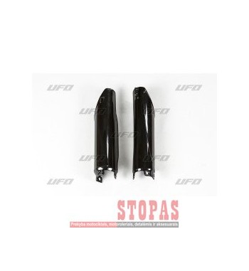UFO FORK SLIDER PROTECTORS HONDA CR125/250/500 BLACK