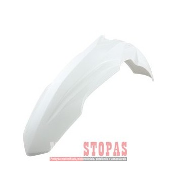 UFO FRONT FENDER HONDA CRF450R/RX WHITE