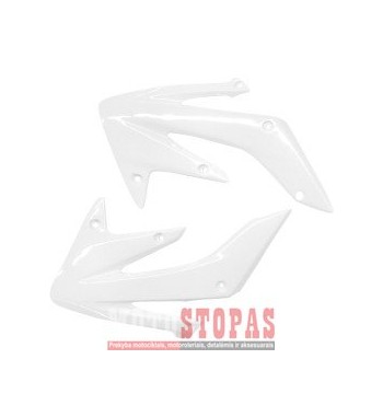UFA RADIATOR COVERS HONDA CRF250R/X WHITE