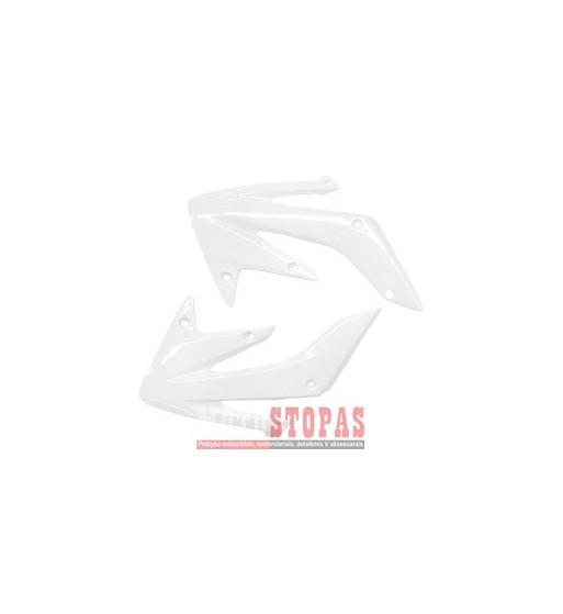 UFA RADIATOR COVERS HONDA CRF250R/X WHITE