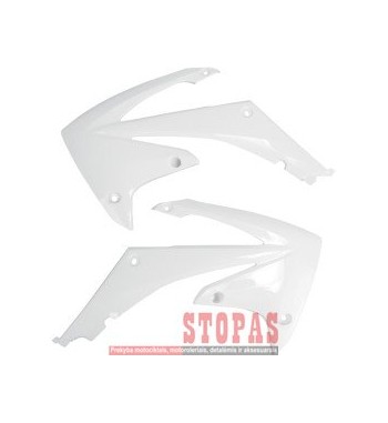 UFO RADIATOR COVERS HONDA CRF250/450R WHITE