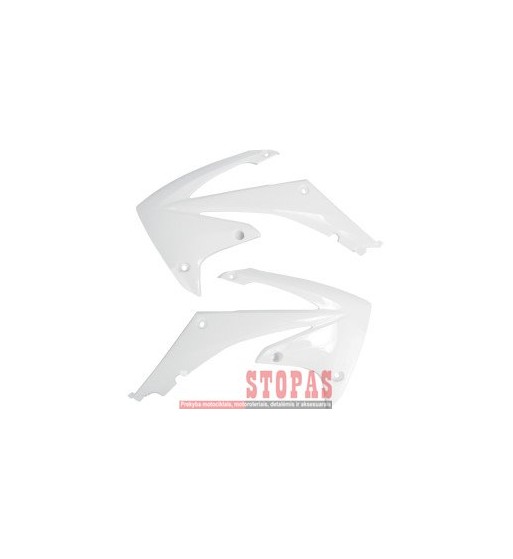UFO RADIATOR COVERS HONDA CRF250/450R WHITE