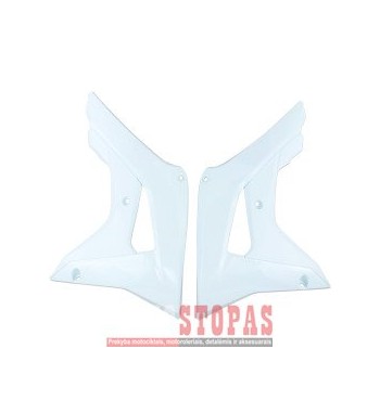 UFA RADIATOR COVERS HONDA CRF450R WHITE