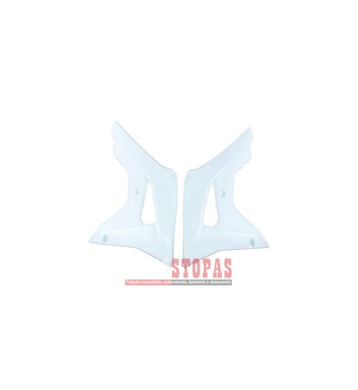 UFA RADIATOR COVERS HONDA CRF450R WHITE