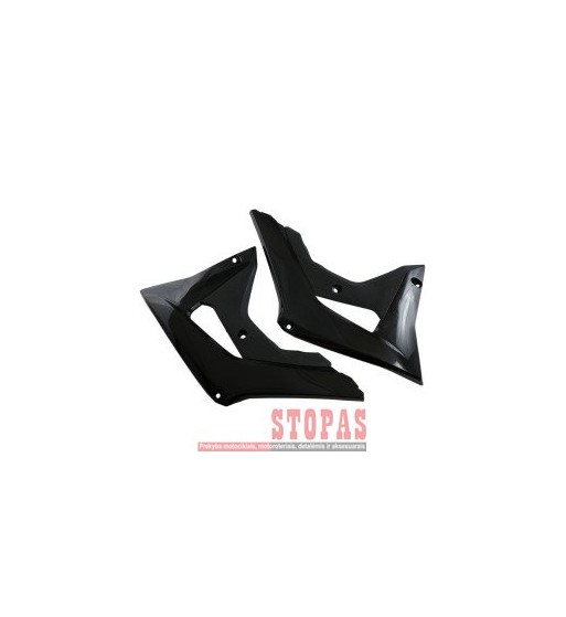 UFO RADIATOR COVERS HONDA CRF450R BLACK