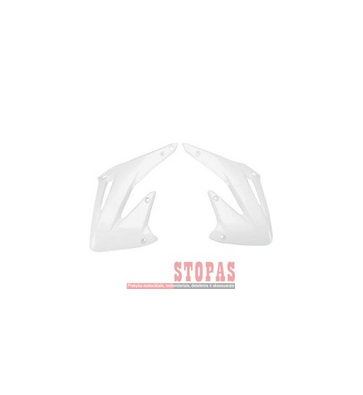UFO RADIATOR COVERS HONDA CRF450R WHITE