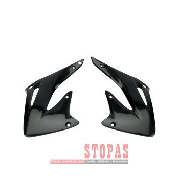 UFO RADIATOR COVERS HONDA CRF450R BLACK