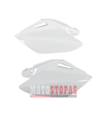 UFO SIDE PANELS HONDA CRF250R WHITE