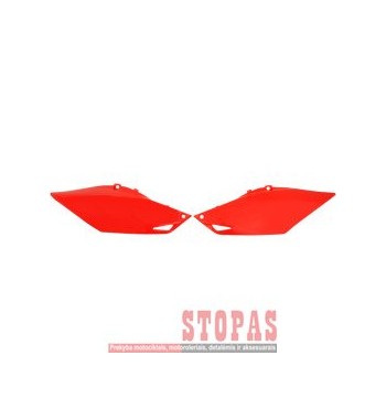 UFO SIDE PANELS (FOR SINGLE PIPE) HONDA CRF250/450R CRF-RED
