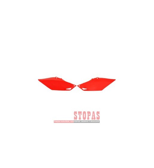 UFO SIDE PANELS (FOR SINGLE PIPE) HONDA CRF250/450R CRF-RED