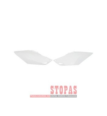 UFA SIDE PANELS (FOR SINGLE PIPE) HONDA CRF250/450R WHITE