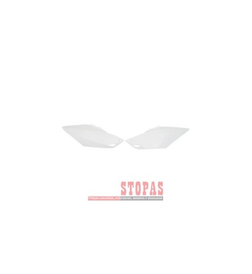 UFA SIDE PANELS (FOR SINGLE PIPE) HONDA CRF250/450R WHITE