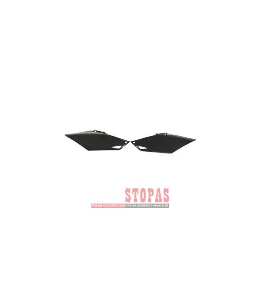 UFA SIDE PANELS (FOR SINGLE PIPE) HONDA CRF250/450R BLACK