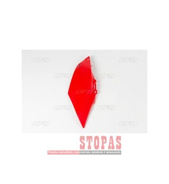 UFO SIDE PANEL LEFT (FOR SINGLE PIPE) HONDA CRF250/450R CRF-RED