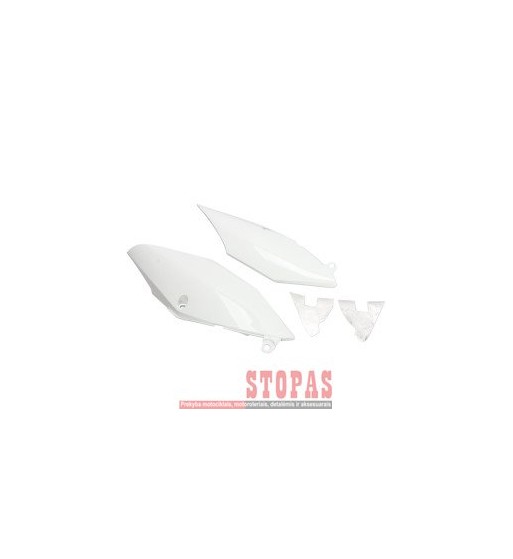 UFO  SIDE PANELS HONDA CRF450R/RX WHITE