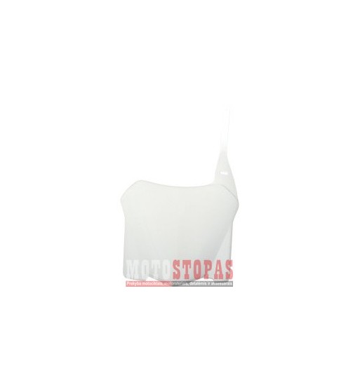 UFO FRONT NUMBER PLATE HONDA CRF250/450R WHITE