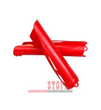 UFO FORK SLIDER PROTECTORS RED HONDA