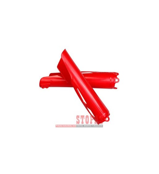 UFO FORK SLIDER PROTECTORS RED HONDA