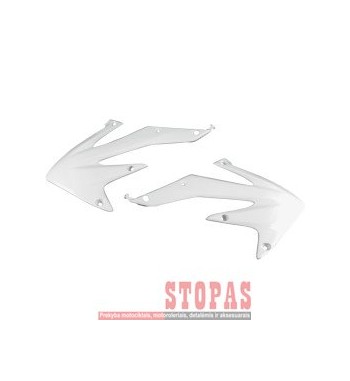 UFO RADIATOR COVERS HONDA CRF450X WHITE