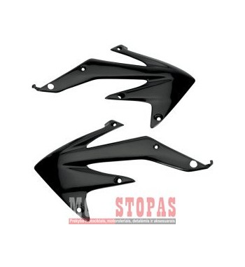 UFO RADIATOR COVERS HONDA CRF450X BLACK