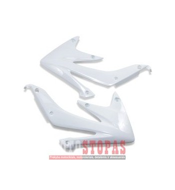 UFO RADIATOR COVERS HONDA CRF450X WHITE