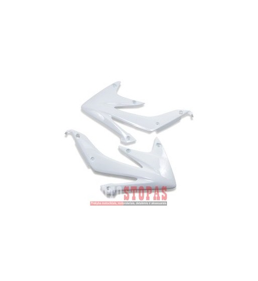 UFO RADIATOR COVERS HONDA CRF450X WHITE