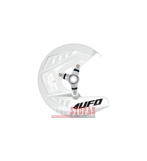 UFO FRONT DISC COVER KIT HONDA CRF250/450R WHITE