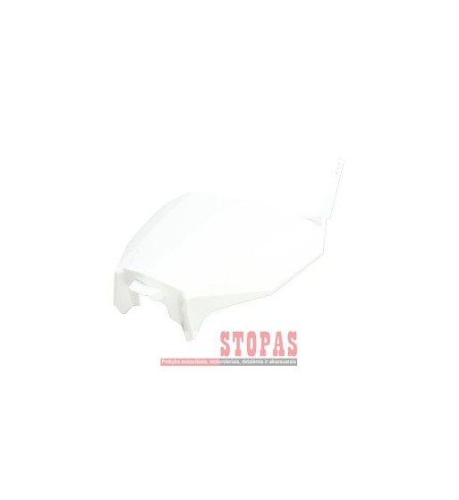 UFO FRONT NUMBER PLATE HONDA CRF450R/RX WHITE