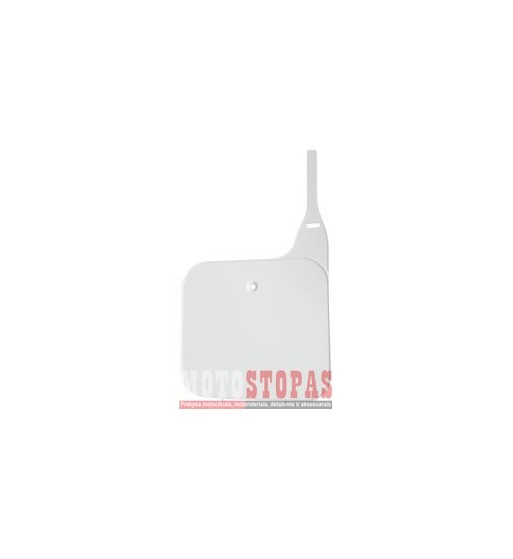 UFO FRONT NUMBER PLATE HONDA CR125/250/500 WHITE