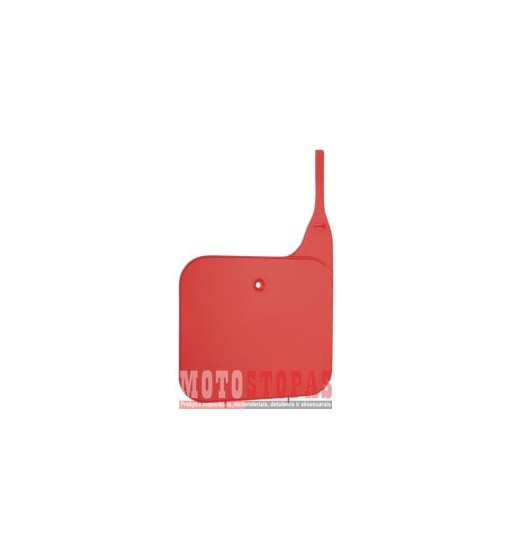 UFO FRONT NUMBER PLATE HONDA CR125/250/500 UFO-RED