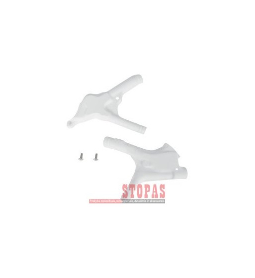UFO FRAME GUARDS HONDA CR125/250/500 WHITE