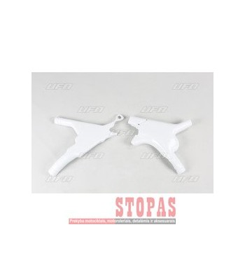 UFO FRAME GUARDS HONDA CR125/250 WHITE