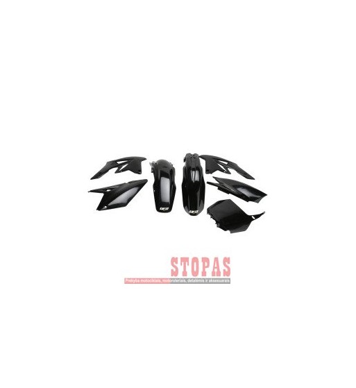 UFO Plastikų komplektas SUZUKI RMZ250 BLACK